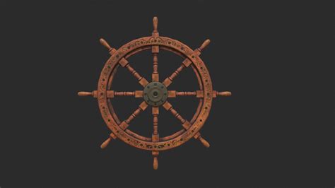Ship Wheel Study 3d Model By Mik Santos Mikelkel2 C73ffd8