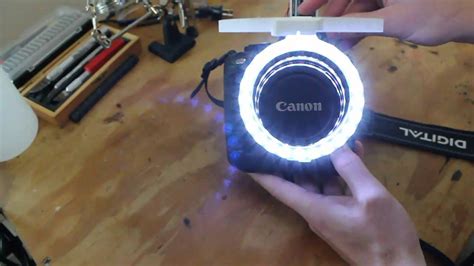 Led ring light/ shoe mount light. DIY Canon Ring Light - YouTube