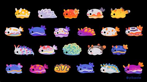 Sea Slug Day By Pikaole On Deviantart Cute Little Drawings Sea Slug