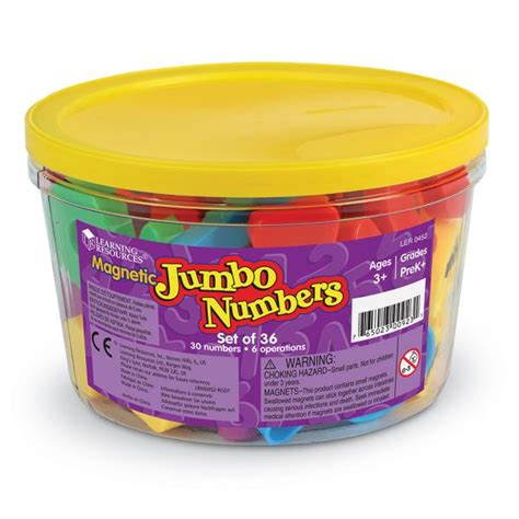 Jumbo Magnetic Numbers Qt Toys And Games