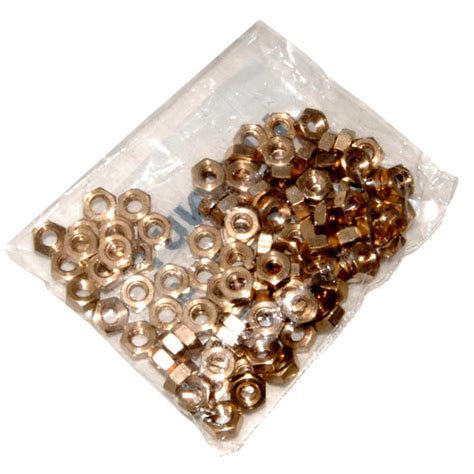 M4 Brass Hex Nuts Installation Materials And Equipment Northern And