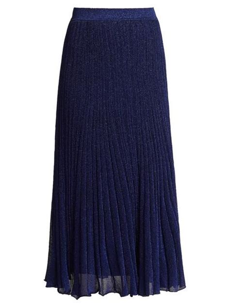missoni pleated knit midi skirt knit midi skirt blue midi skirt womens skirt