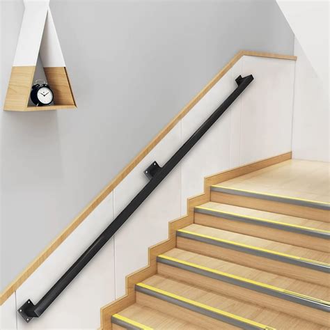 1ft 20ft Stair Handrail For Indoor Outdoor Wall Mounted Staircase