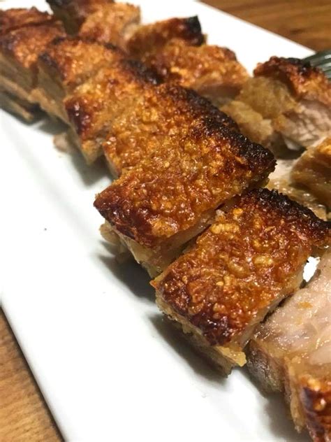Oven Roasted Crispy Pork Belly A Thousand Country Roads