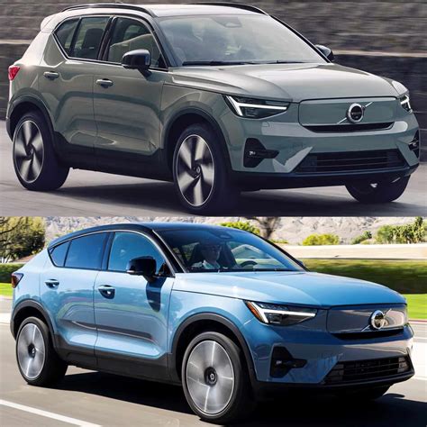 Volvo C40 Vs Volvo Xc40 Recharge In Images And Specs Update