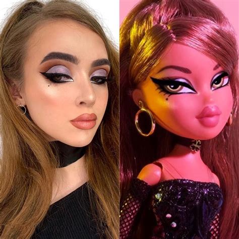 People Are Doing Their Makeup Like Bratz Dolls And Its Actually Art Unique Halloween Makeup