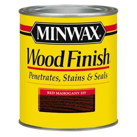 Minwax 22250 12 Pint Red Mahogany Wood Finish Interior Wood Stain