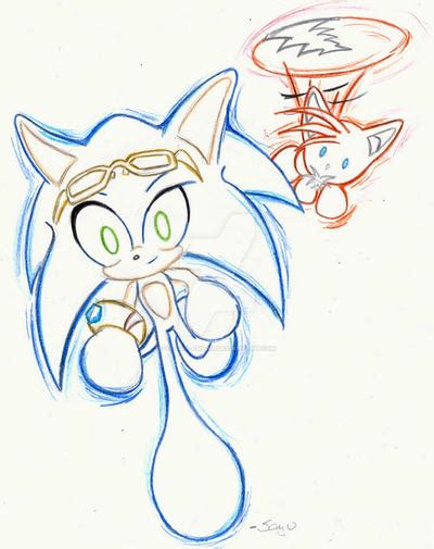 Chibi Sonic Scribble Ex By Sayuri Amaya On Deviantart