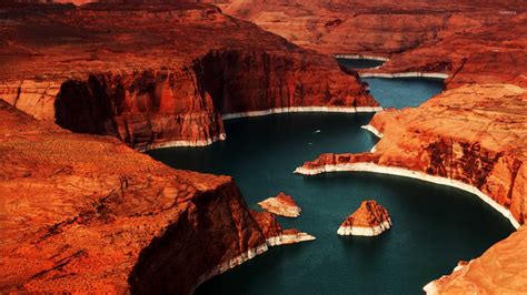 Lake Powell Reservoir On The Colorado River Wallpaper Nature