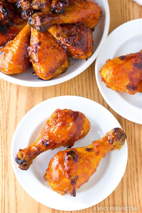 Spicy-Sweet Baked Chicken Drumstick Recipe - A Spicy ...