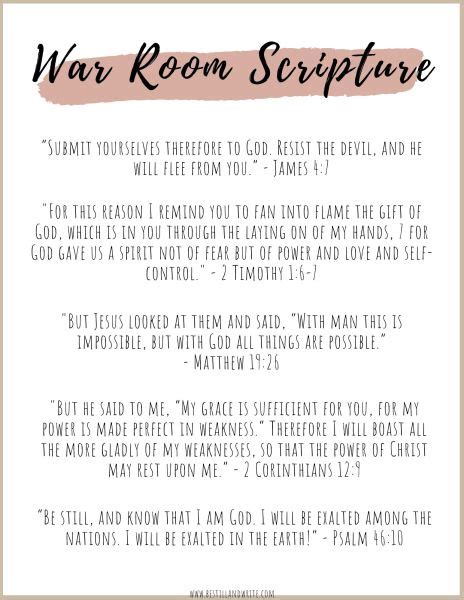 How To Create A War Roomprayer Closet In Your Home