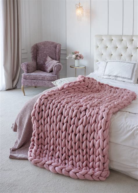 Chunky Woven Blanket Large Knit Blanket Woven Chunky Etsy