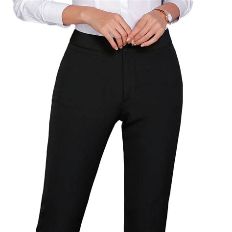 Formal Pants For Women Uniform Ladies Office Pants Female Straight Slim Ol Formal Trousers