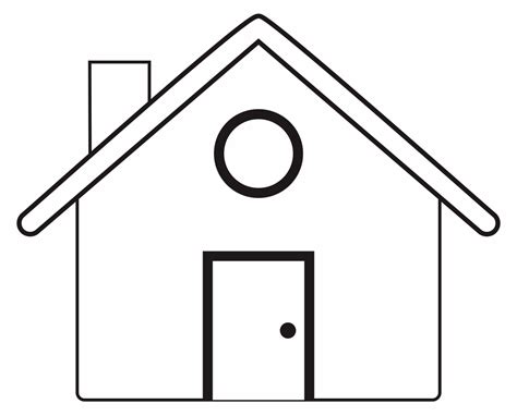 9 Best Images Of House Outline Printable House Outline Clip Art