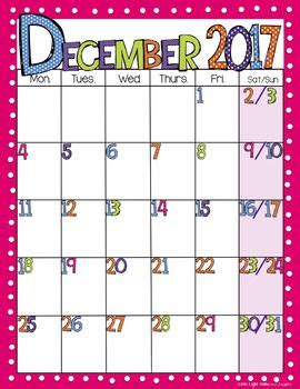 They are available in portrait or landscape layout. Editable FREE Bright Polka Dot Monthly Calendars 2020-2021 ...
