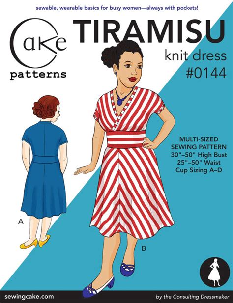 Cake patterns 0144 Tiramisu Knit Dress