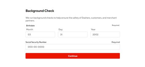 Door Dash Driver Application
