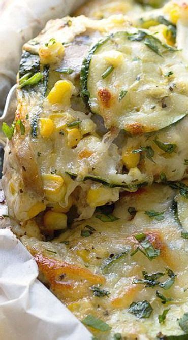 Sweet Corn And Zucchini Pie Recipe Recipes Veggie Dishes Healthy