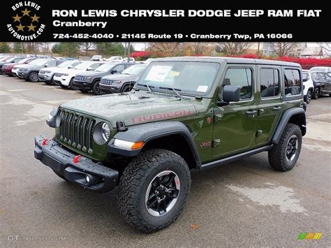2021 Sarge Green Jeep Wrangler Unlimited Rubicon 4x4 140005171 Photo