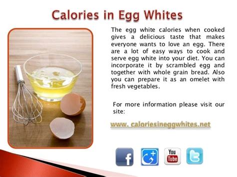 How Many Calories Are In Egg Whites