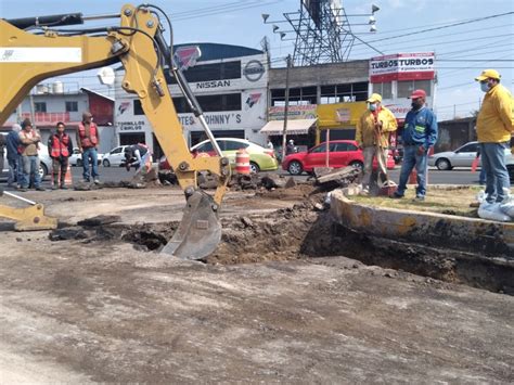 Se Abre Nuevo Socavón En Alfredo Del Mazo Meganoticias