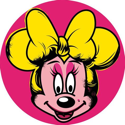 Minnie Pop Art Portrait