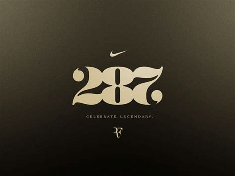 The design is probably based on the typeface monotype bodoni, a didone modern typeface originally. Roger Federer: Celebrate Legendary — The Dieline ...