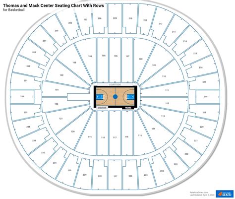 Thomas And Mack Center Seating Chart