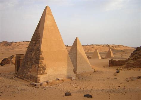 The Nubian Meroe Pyramids In Sudan