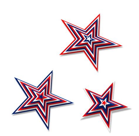 Red White And Blue Stars Png Png Image Collection