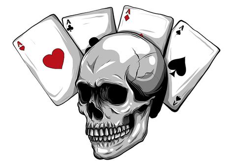 Skull Card Svg