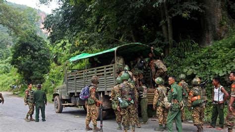 14 killed in attack by insurgents from myanmar s ethnic minorities
