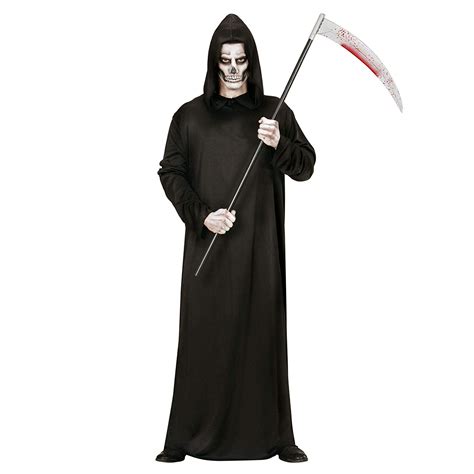 Widmann Kids Grim Reaper Costume With Hooded Robe Bigamart