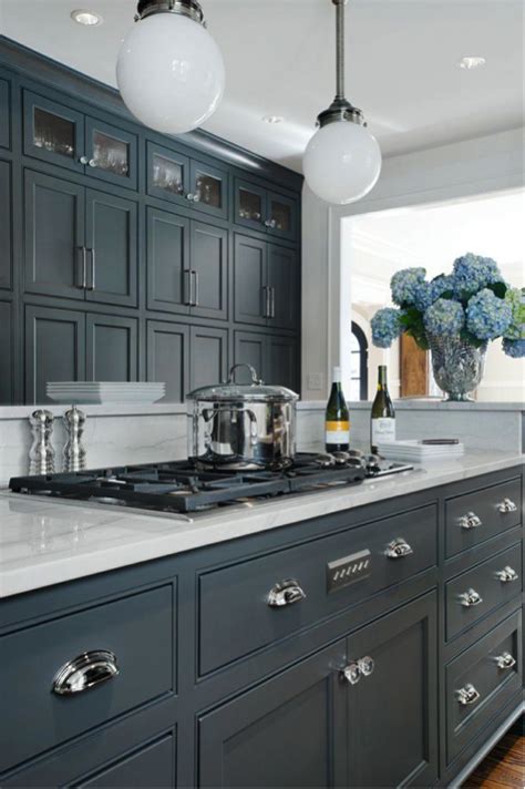 55 modern kitchen design ideas photos grey kitchen walls grey. Trend Alert: Grey Cabinets in the Kitchen | HomeDesignBoard