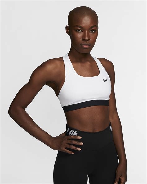 Nike Dri Fit Swoosh Womens Medium Support Non Padded Sports Bra Nike Lu