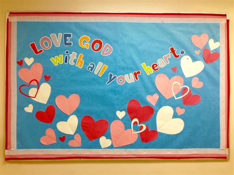 School Valentines Bulletin Board Design