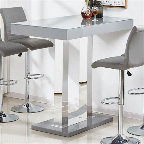 Modern Bar Height Table And Chairs Kona Ii Contemporary White Counter