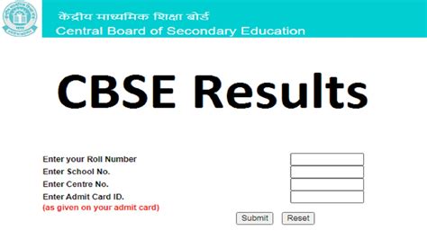 Cbse Result Class Cbse Nic In Check Live Updates On Cbse