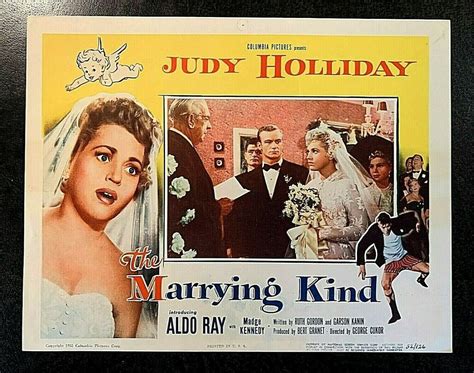 The Marrying Kind 1952 Original Lobby Card Judy Holliday Aldo Ray Ebay Judy Holliday
