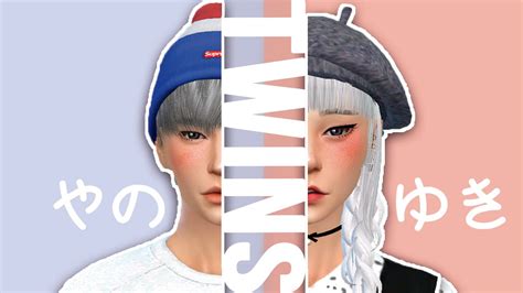 Sims 4 Yano And Yuki ♡ Twins Tag By Kpopsimmer ♡ Badass Mode Youtube