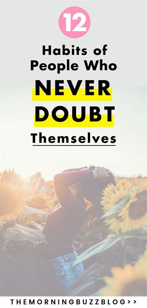 12 Ways To Overcome Self Doubt And Boost Confidence The Morning Buzz