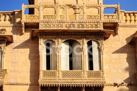 Traditional Windows North Indian Rajasthan Stock Photo Royalty Free