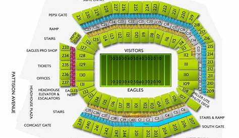 Lincoln Financial Field Concerts: Seating Chart and Event Schedule