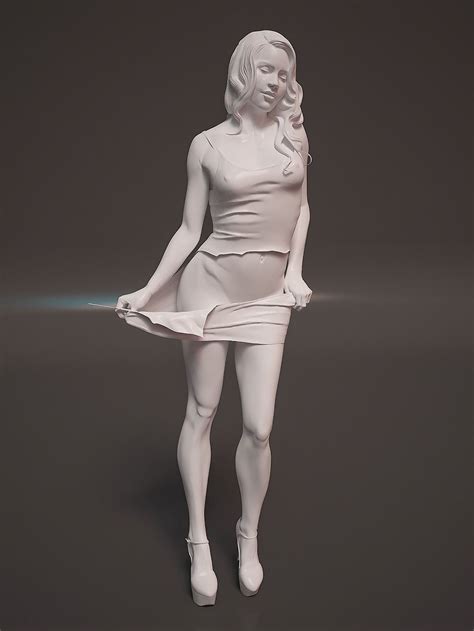 Sculpture Girl 3d Print Model 3 D