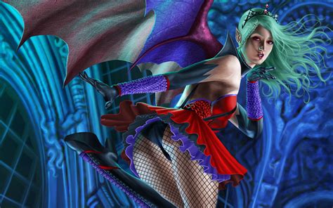 Fantasy Art Artwork Vampire Evil Dark Angel Succubus Girl Girls Fantasy Art Umbrella