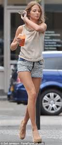 Millie Mackintosh Shows Off Her Toned Legs In Own Designed Shorts