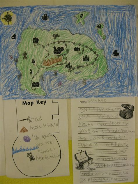 1st Grade Learning Stars Childrens Engineering Pirate Map