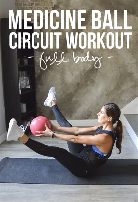 10 Or 20 Minute Med Ball Full Body Circuit Workout