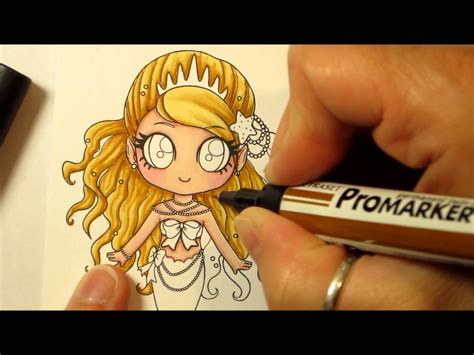 Colouring Chibi With Letraset Promarkers Marker Art Marker Drawing