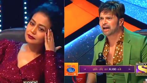 Himesh Reshammiyas Anger On Indian Idol Set Neha Kakkar In Shock😰 Indian Idol 2020 Youtube